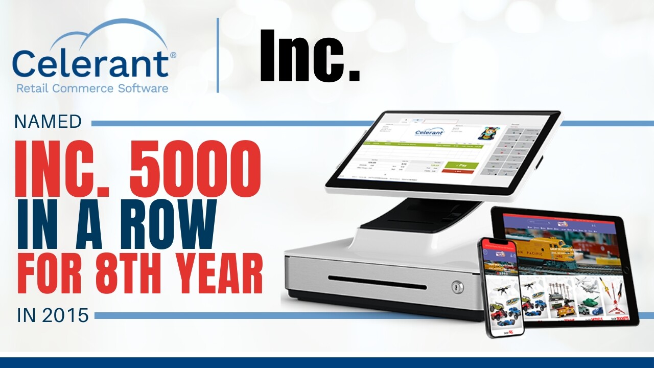 Celerant Named to Inc. 5000 for 8th Year In-a-Row in 2015