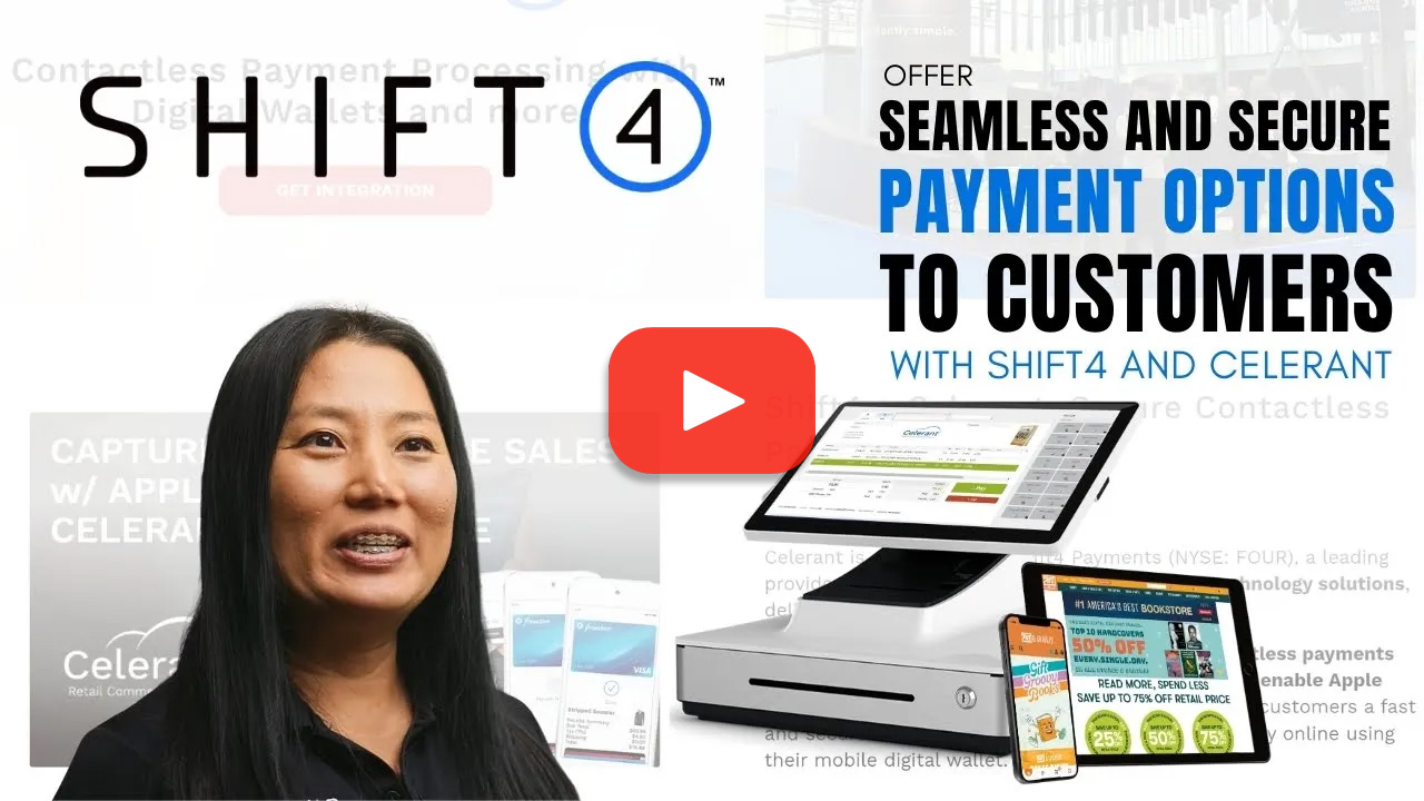 Offer Seamless And Secure Payment Options To Customers With Shift4 and Celerant