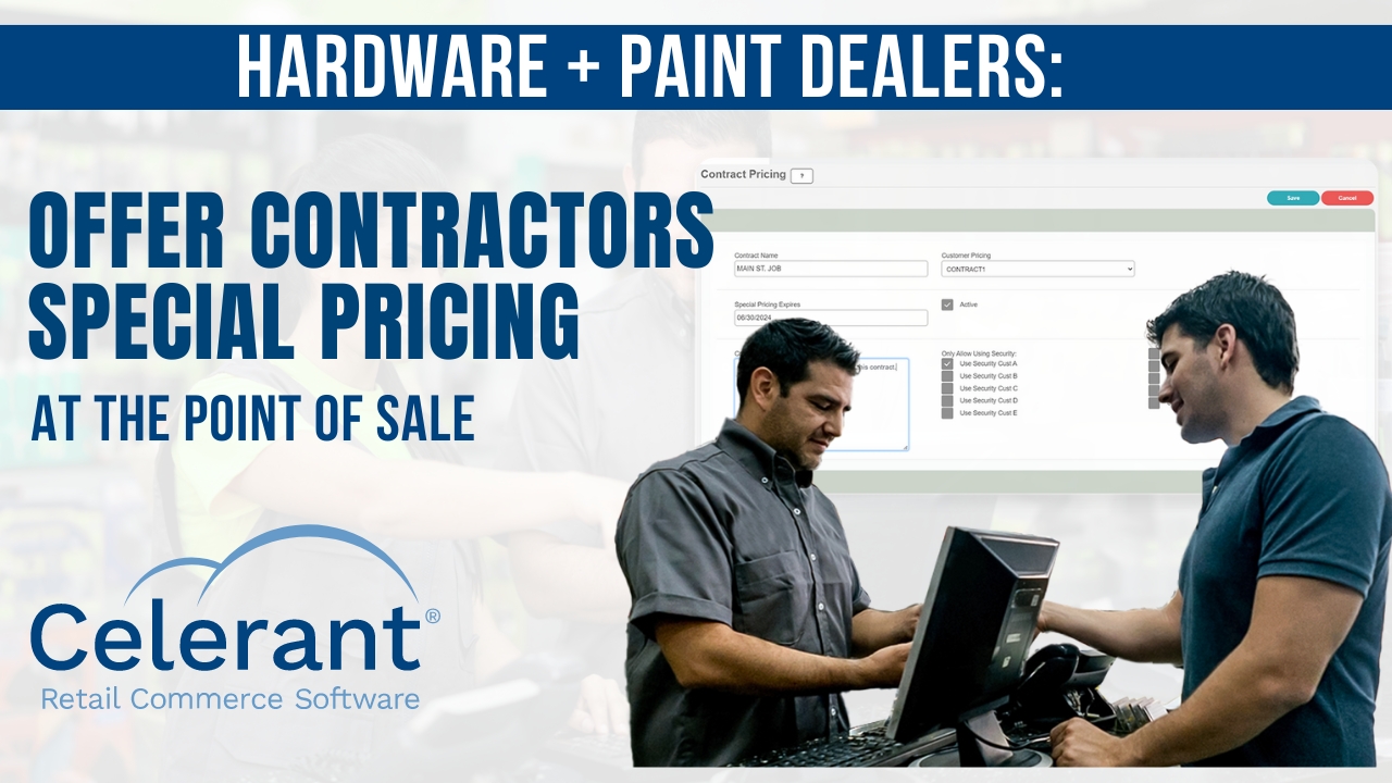 POS Software with Contract Pricing