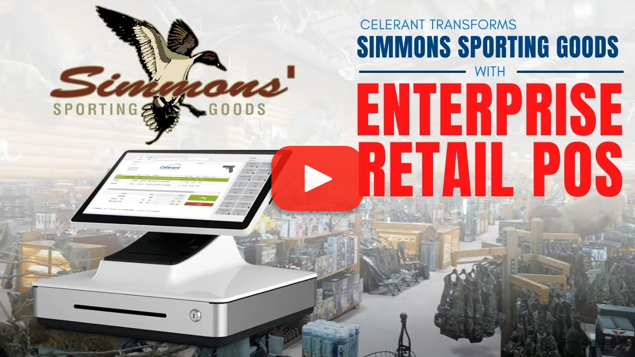 Simmons Sporting Goods Transforms with Celerant POS System