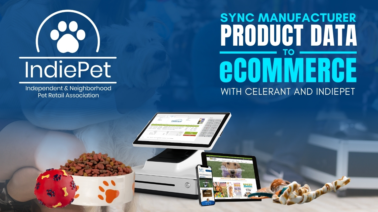 Sync Manufacturer Product Data to eCommerce with Celerant and IndiePet